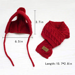 Lobagve Van Caro knit hat close-up highlights cashmere-like softness for pets