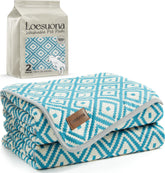 Loesuona washable dog pee pad 2-pack with extra-thick absorbency.
