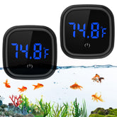 LOFICOPER digital aquarium thermometer front view clearly displays precise temps for quick adjustments.