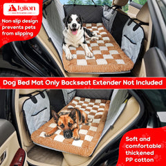 Loiion dog car bed mat ultra-soft surface reduces joint stress on long trips