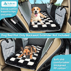 Loiion dog car bed mat ultra-soft surface for comfort on long trips