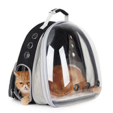 Lollimeow bubble-window cat carrier backpack for safe travel and curious observation