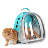 LOLLIMEOW cat carrier backpack bubble window view supports calm travel and vet visits