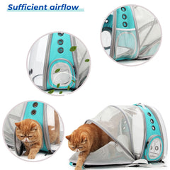 Lollimeow nine vent system and mesh panels for airflow