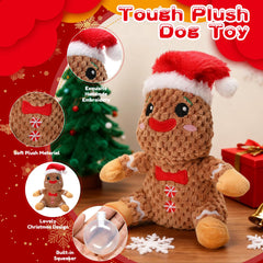 loncoldy christmas dog toy plush with squeaker boosts entertainment