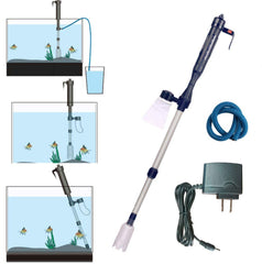 LONDAFISH electric fish tank vacuum cleaner ready for siphon operation in aquascaping setups