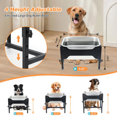 Lonepetu 3-gallon water bowl offers extended hydration
