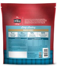 Long-Lasting Munchy Bones for Dogs rawhide-free formula for easy digestion.