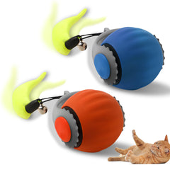 LONNIY Speedy 3.0 Ball orange rolling action fuels indoor play and curiosity.
