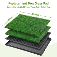 LOOBANI grass pad backside with porous grass texture for fast drainage