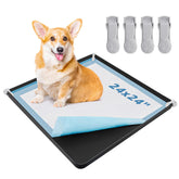 LOOBANI dog pee pad holder clip closeup showing secure attachment