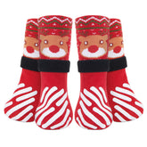LOOBANI dog socks paw-measure view demonstrates sizing guidance for a secure fit.