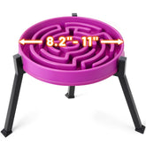 LOOBANI elevated dog bowl stand wide width adjustment for versatile bowls