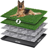 LOOBANI large dog litter box setup shows a spacious indoor potty for clean floors.