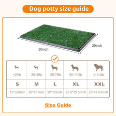 LOOBANI portable dog potty design enables indoor or outdoor use on the go.