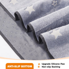LOOBANI washable dog pad non-slip bottom keeps pad steady on floors