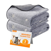 LOOBANI washable dog pad quick-absorb shows fast liquid uptake for potty training