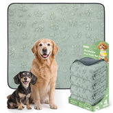 LOOBANI 4-pack front view shows versatile reusable dog pee pads for training