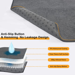 LOOBANI TPU waterproof coating protects floors from leaks after repeated washes.