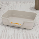 LoopTime Extea large litter box with low entry enables easy access for kittens and seniors.