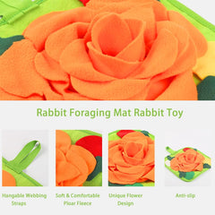 LOPERDEVE snuffle mat close-up with hidden treats to spark scent-tracking engagement