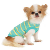 LOPHIPETS camiseta rib algodón para perros pequeños, vista frontal, cómodo y suave.