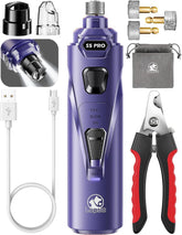 LOPSIC dog nail grinder with LED lights for precise visibility during trimming