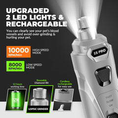 LOPSIC quiet motor reduces noise for stress-free grooming