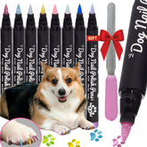 loqpol dog nail polish pen metallic gold delivers bold shimmer for pet styling
