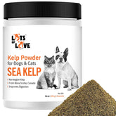LOTS OF LOVE kelp powder bottle – supports coat health