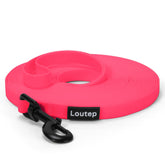 Loutep waterproof dog leash with soft handle for comfortable training at 10ft.