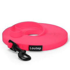 Loutep waterproof dog leash with soft handle for comfortable training at 10ft.