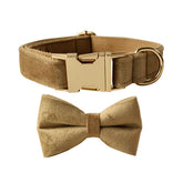 Love Dream Bow Tie Dog Collar strap shows adjustable 1.0-inch width for comfortable all-day wear.