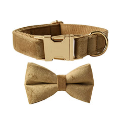 Love Dream Bow Tie Dog Collar strap shows adjustable 1.0-inch width for comfortable all-day wear.