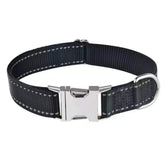 Love Dream reflective dog collar with metal buckle for secure daily wear.