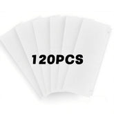 Loveishere 120 pcs cat litter bags packaging highlights durable HDPE and leak prevention.