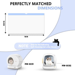 Loveishere odor-control liners keep surfaces fresh while maintaining a sanitary box area.