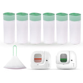 Loveishere Puramax bags 6-roll pack shown, designed for reliable fit and long-lasting waste containment.
