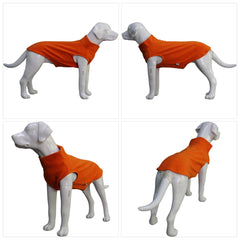 Lovelonglong dog winter vest leash hole design enables easy walking control