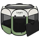Love's cabin 8-panel circle playpen for quick setup and portable use