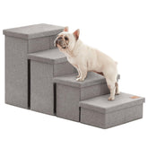 Love's cabin dog stairs assembly video demonstrates quick setup for busy owners.