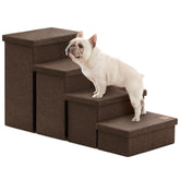 Love's cabin dog stairs assembly video showing quick setup for easier pet access
