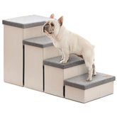 Love's cabin dog stairs assembly video demonstrates quick setup for pet access
