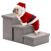 Love's cabin dog stairs high bed setup aids pets reaching elevated beds safely