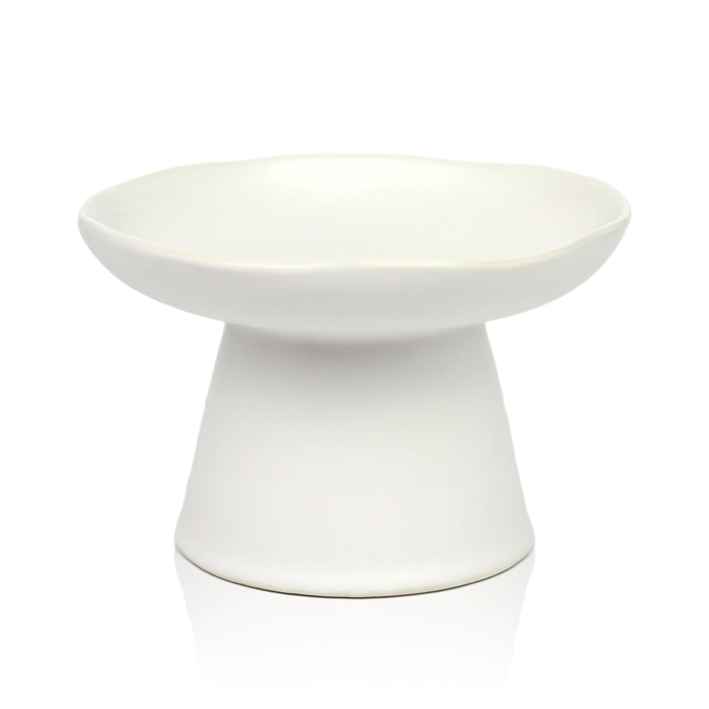 LOVINFURBABY extra wide 6.1-inch raised bowl improves eating comfort for flat-faced cats