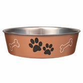 Loving Pets Bella Bowl no-tip stainless steel keeps meals steady