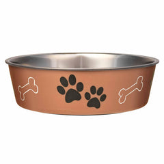Loving Pets Bella Bowl no-tip stainless steel keeps meals steady