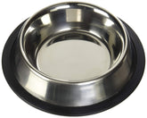 Loving Pets no-tip dog bowl 8oz side view reduces spills during feeding.
