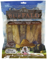 Loving Pets Pure Buffalo backstrap tendon 6-inch chew supports long-lasting chewing and canine satisfaction.