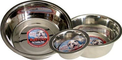 Loving Pets standard stainless dish bowl close-up showing durable rust-resistant steel for easy cleaning.